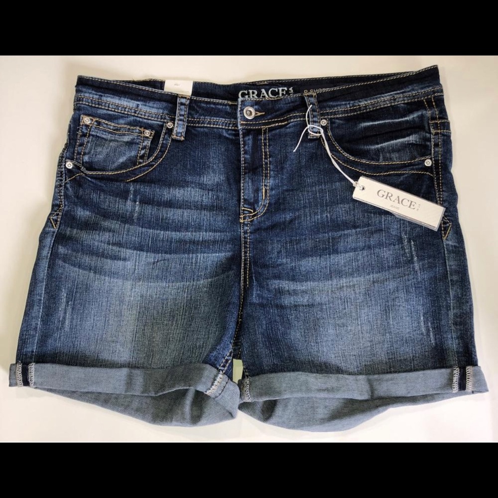Denim shorts